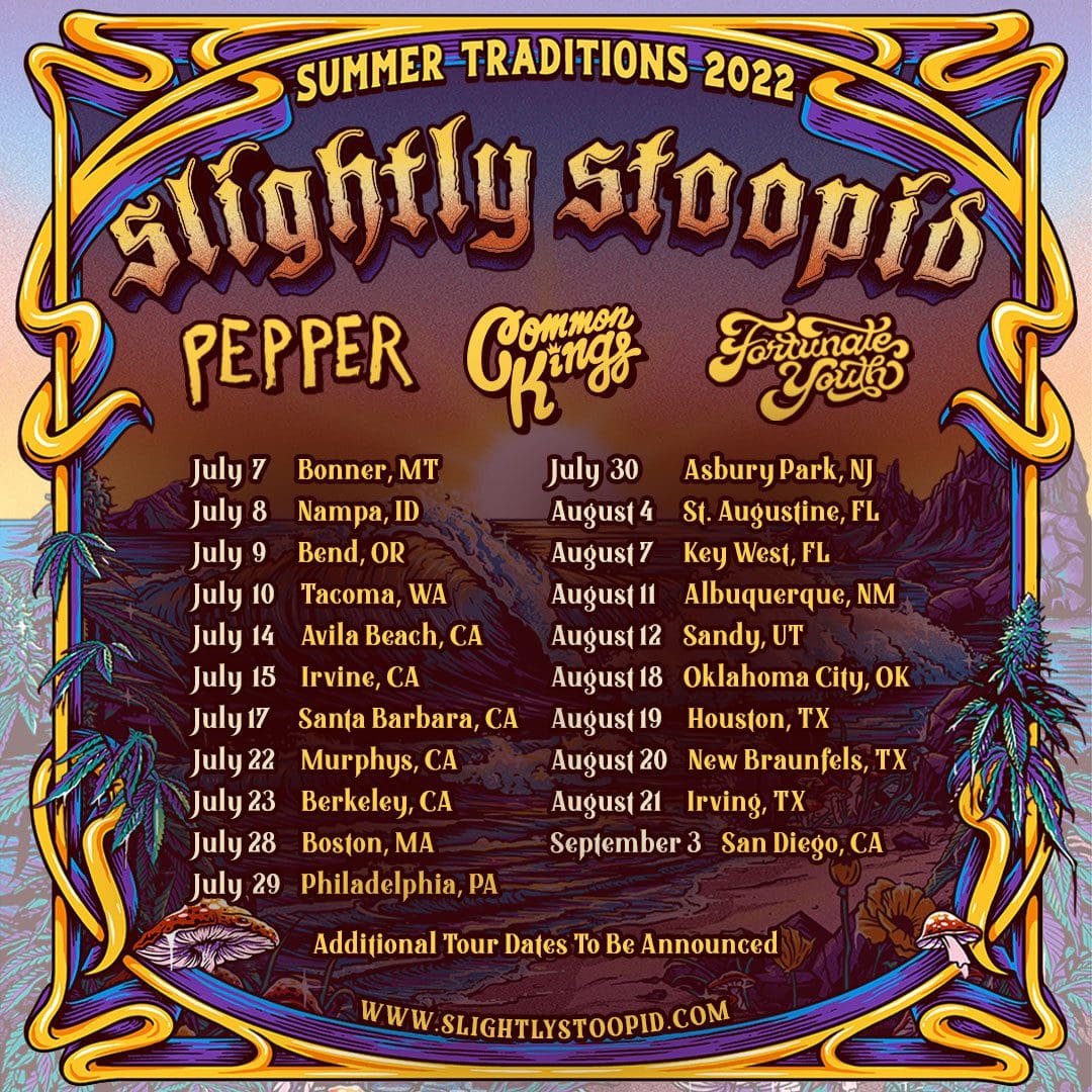 Slightly Stoopid Announces Summer Traditions 2022 Tour Silverback Artist Management